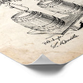 ビール又は他のフリの冷気圧装置 ポスター (角)