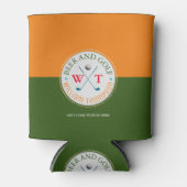 ビール及びゴルフプレーヤー 缶クーラー (正面)