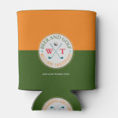 ビール及びゴルフプレーヤー 缶クーラー (裏面)