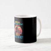 ビール及びサイクリング誕生日 コーヒーマグカップ (正面右)