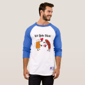 ビール及びBratwurst - Ich Liebe Dich! (I愛) Tシャツ (正面フル)