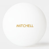 ビール名前をカスタムするのピンポン球 卓球ボール (裏面)