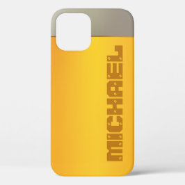 ビール名前をカスタムするの電話ケース iPhone 12 PROケース