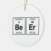 ビール周期表 セラミックオーナメント (左)