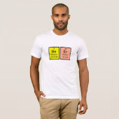 ビール周期表 Tシャツ (正面フル)
