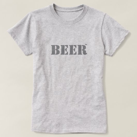 ビール商標Tシャツ Tシャツ (デザイン正面)
