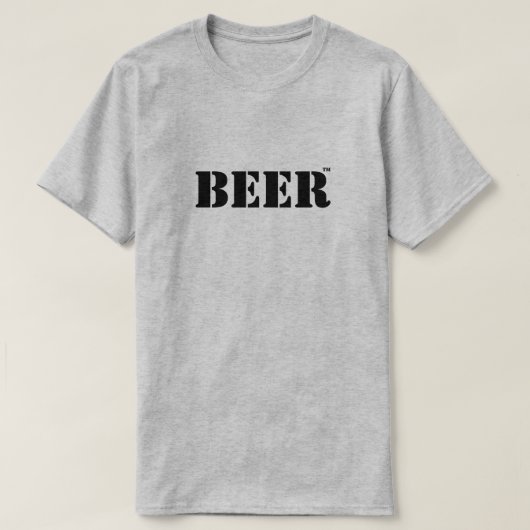 ビール商標Tシャツ Tシャツ (デザイン正面)