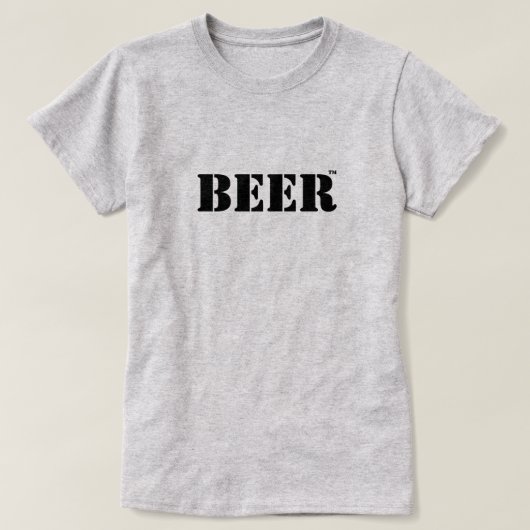 ビール商標Tシャツ Tシャツ (デザイン正面)