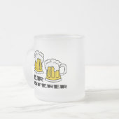ビール囁くもの フロストグラスマグカップ (正面左)