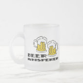 ビール囁くもの フロストグラスマグカップ (左)