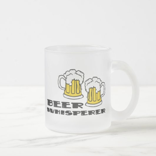ビール囁くもの フロストグラスマグカップ (右)