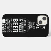 ビール型Apple iPhone 7 ハードケース iPhoneケース (裏面横)