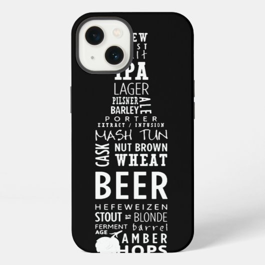 ビール型Apple iPhone 7 ハードケース iPhoneケース (裏面)