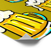 ビール壁紙 ポスター (角)