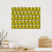 ビール壁紙 ポスター (キッチン)