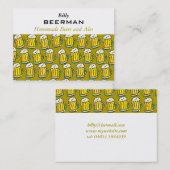 ビール壁紙 名刺 (正面/裏面)