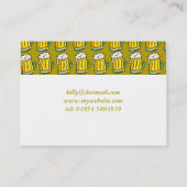 ビール壁紙 名刺 (裏面)