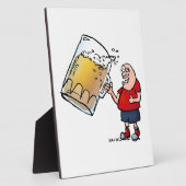 ビール大好きおじさん フォトプラーク (側面)