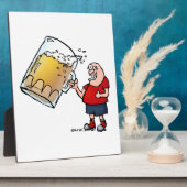 ビール大好きおじさん フォトプラーク (側面)