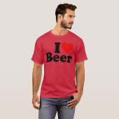 ビール大好き ビール愛してる 1 Tシャツ (正面フル)