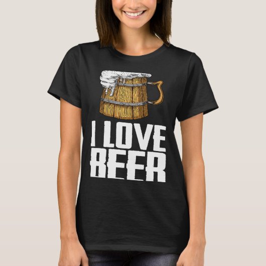 ビール大好き Tシャツ (正面)