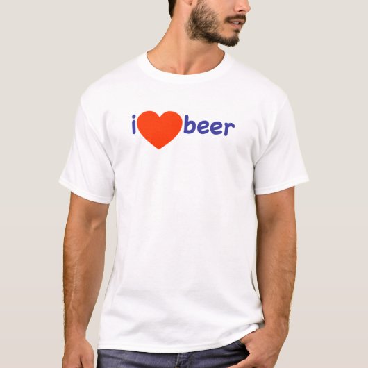 ビール大好き! Tシャツ (正面)
