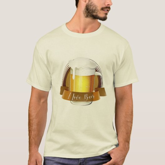 ビール大好き Tシャツ (正面)