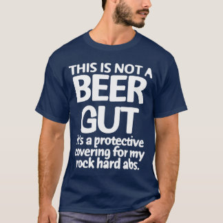 ビール大好きTシャツ お腹はビール腹ではありません 面白い Tシャツ