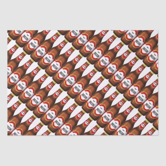 ビール大晦日のティッシュペーパー 薄葉紙 (正面)