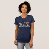 ビール女子Tシャツ Tシャツ (正面フル)