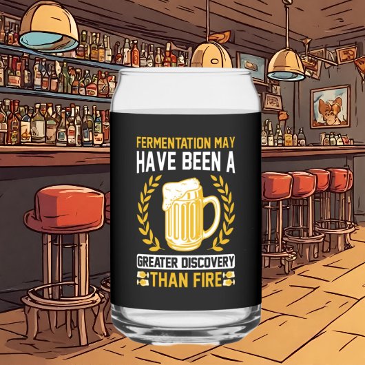 ビール好きおもしろいのワードアート ガラス缶