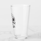 ビール好きおもしろいのワードアート タンブラーグラス (左)