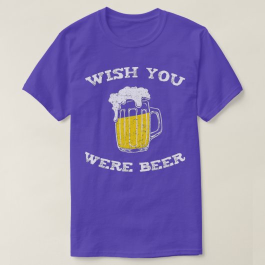 ビール好きだったらよかったな Tシャツ (デザイン正面)