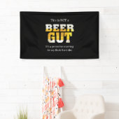 ビール好きな人への誕生日ギフト ビール腹ではない 横断幕 (インサイチュ)
