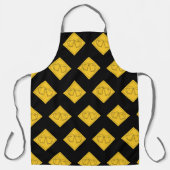 ビール好きのサイン エプロン (正面)