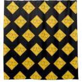 ビール好きのサイン シャワーカーテン (正面)