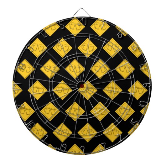 ビール好きのサイン ダーツボード (正面)