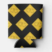 ビール好きのサイン 缶クーラー (正面)