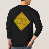 ビール好きのサイン Tシャツ (裏面)