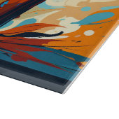 ビール好きのビールとマグウォーターの色 カッティングボード (角)