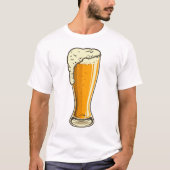 ビール好きのTシャツ Tシャツ (正面)