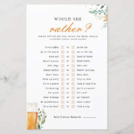 ビール好きは醸造する彼女はむしろブライダルゲーム