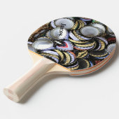 ビール好きカッコいいとトレンディーI Love Beer 卓球ラケット (正面アングル)