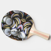 ビール好きカッコいいとトレンディーI Love Beer 卓球ラケット (横)