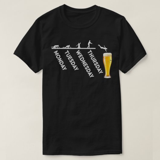ビール好きビールおもしろい醸造酒パーティー1 Tシャツ (デザイン正面)