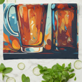 ビール好きペルソライズ キッチンタオル (折り畳み)