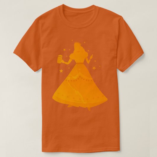 ビール姫 Tシャツ (デザイン正面)