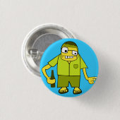 ビール子供 缶バッジ (正面&裏面)