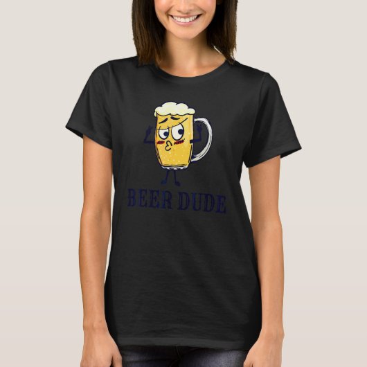 ビール宣言 飲み会 パーティー フェスティバル Tシャツ (正面)