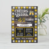 ビール工場のサプライズパーティー　41年目の乾杯とビール 招待状 (スタンド正面)